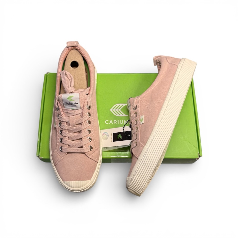 NIB Cariuma OCA Low Rose Suede Sneaker - Women's Size 10